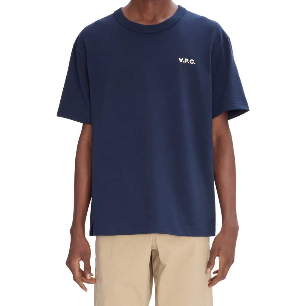 A.P.C T-Shirt Boxy Petit Vpc T-shirt - Dark Navy/Ecru T-shirt A.P.C 