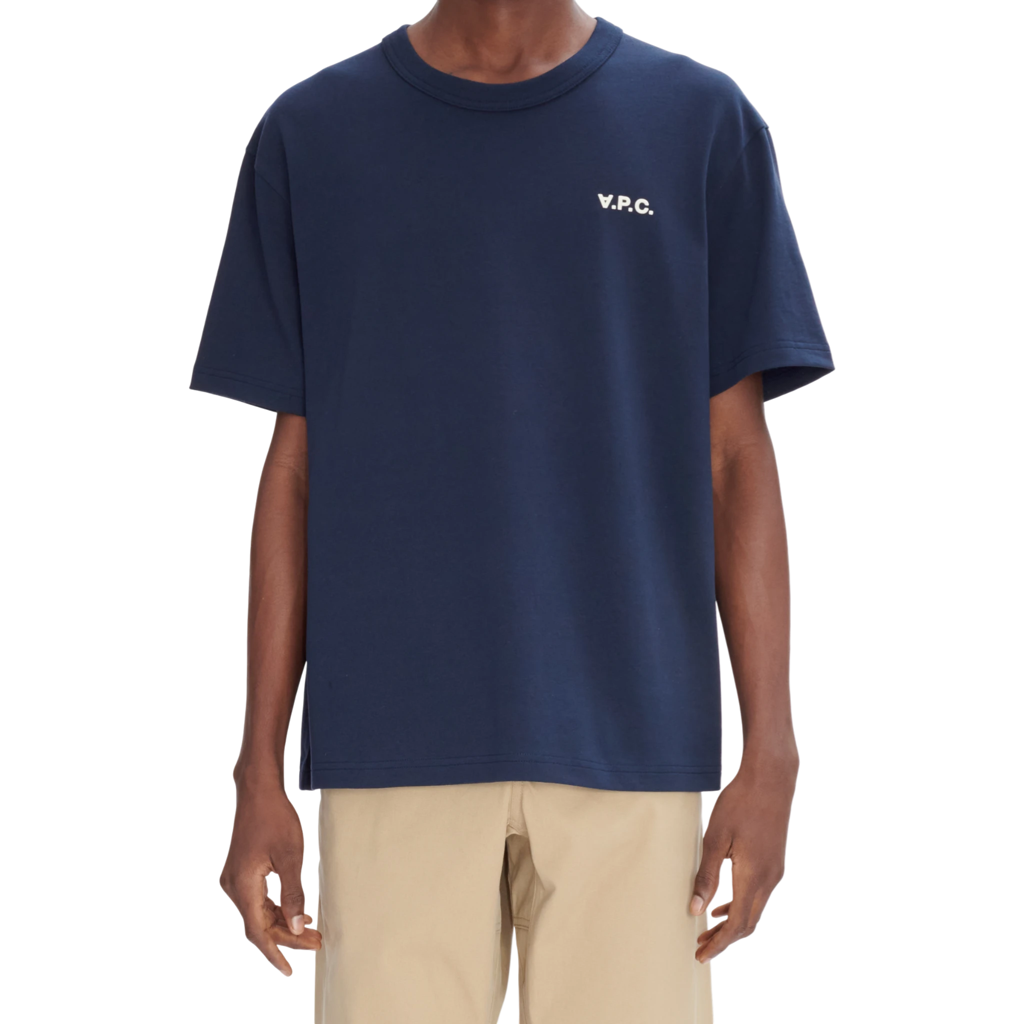 A.P.C T-Shirt Boxy Petit Vpc T-shirt - Dark Navy/Ecru T-shirt A.P.C 