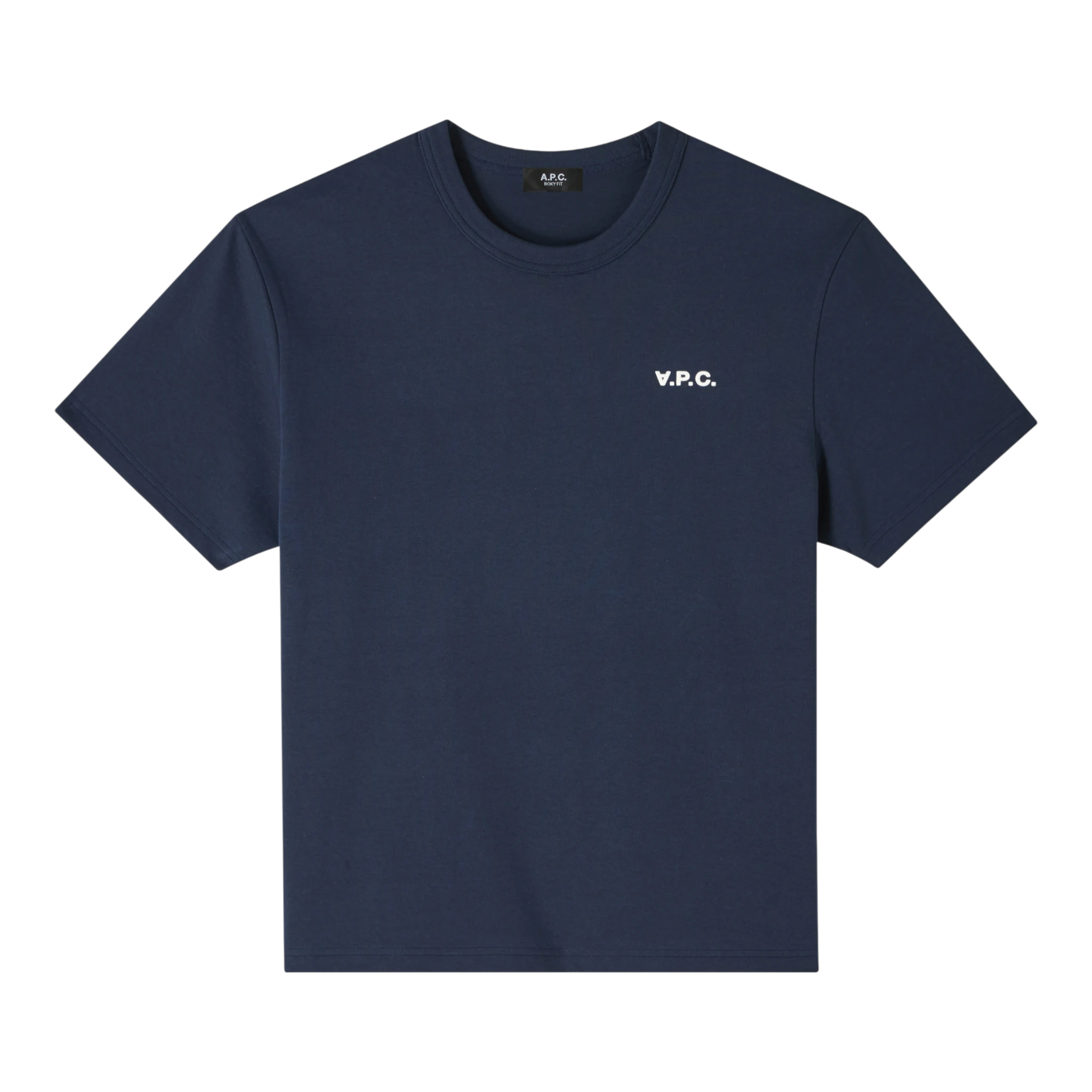 A.P.C T-Shirt Boxy Petit Vpc T-shirt - Dark Navy/Ecru T-shirt A.P.C 