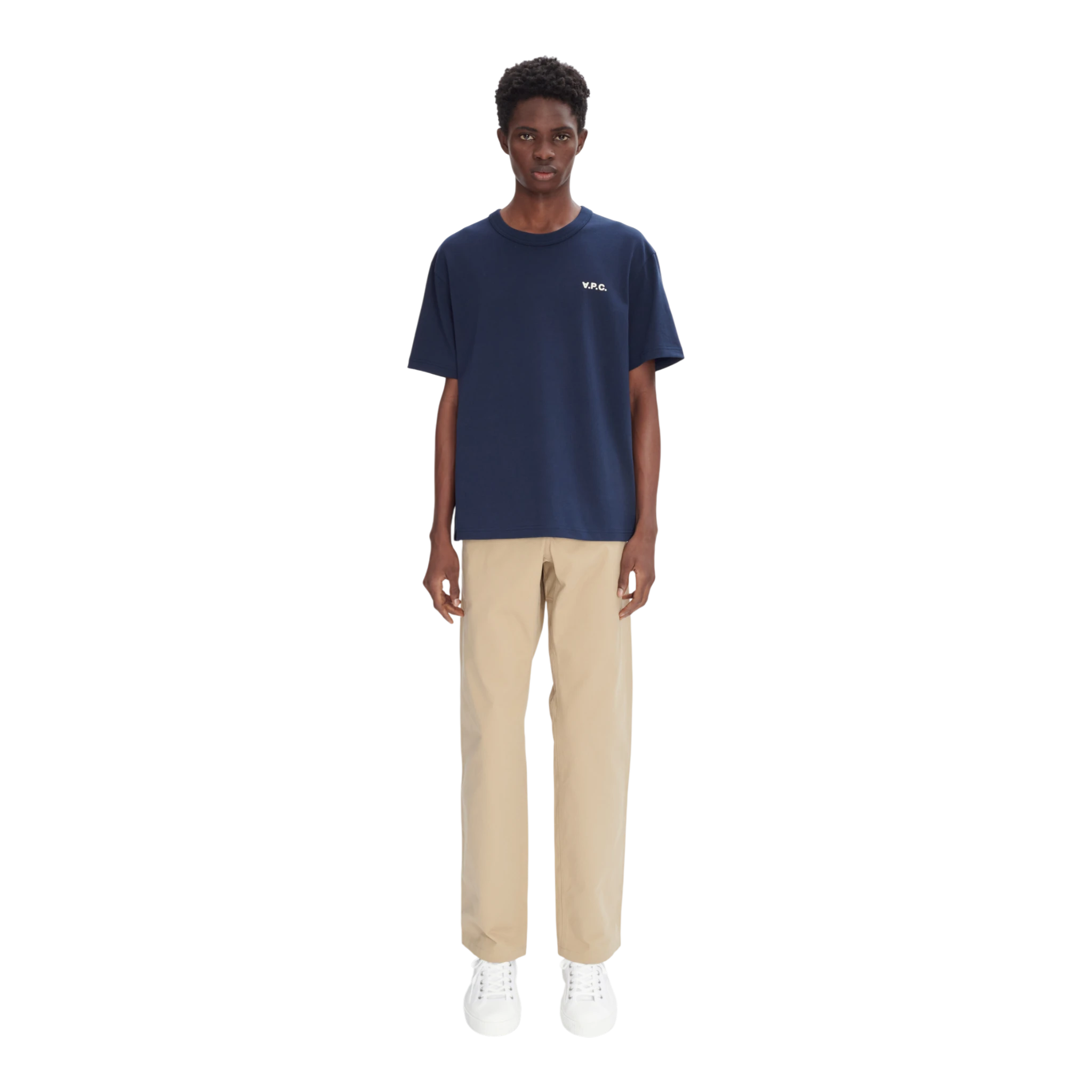 A.P.C T-Shirt Boxy Petit Vpc T-shirt - Dark Navy/Ecru T-shirt A.P.C 