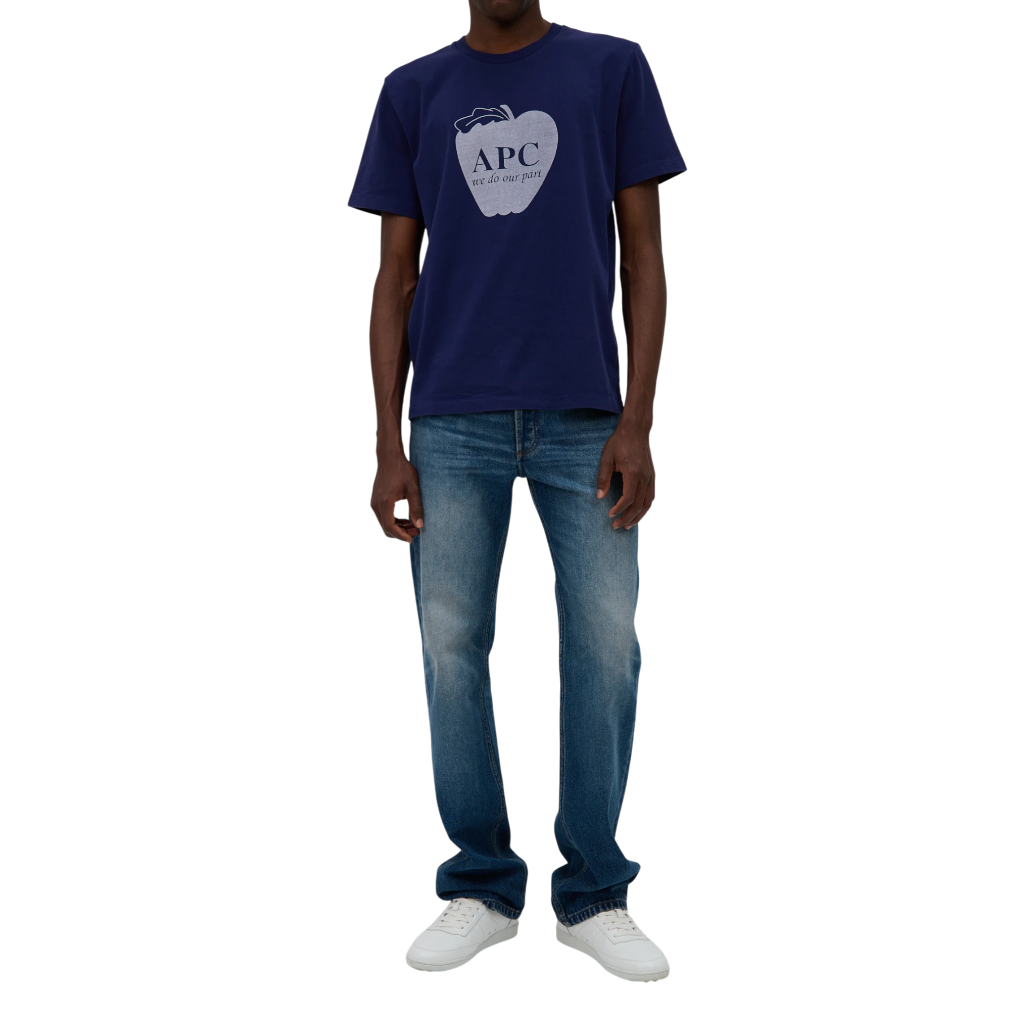 A.P.C T-Shirt Pomme T-shirt - Iai Indigo T-shirt A.P.C 