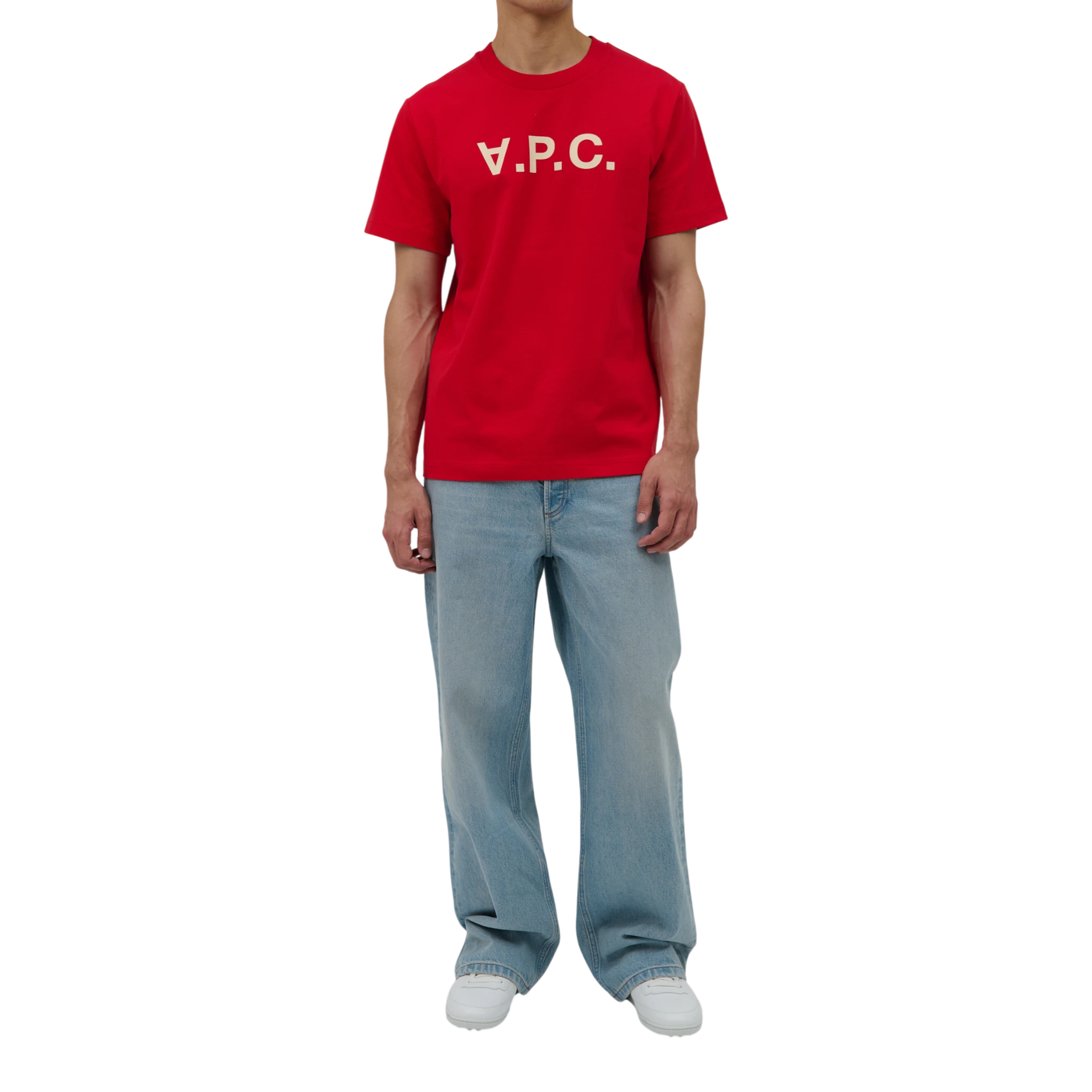 A.P.C T-Shirt Standard Grand Vpc T-shirt - Tga Red Ecru T-shirt A.P.C 