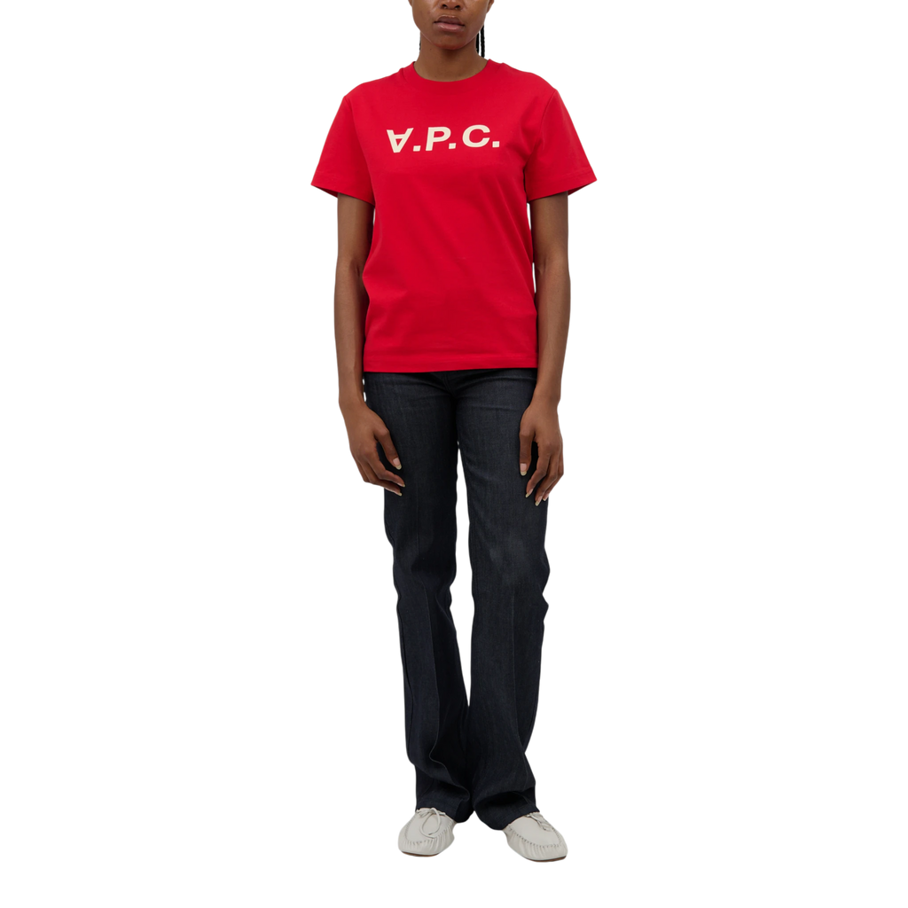 A.P.C T-Shirt Standard Grand Vpc T-shirt - Tga Red Ecru T-shirt A.P.C 