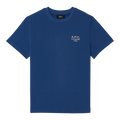 A.P.C T-Shirt Standard Rue Madame GOTS - Blue/White T-shirt A.P.C 