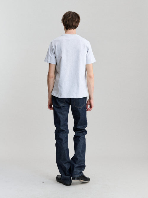 A.P.C. - T-Shirt Standard Rue Madame - Heathered Grey / Black T-skjorte A.P.C. 