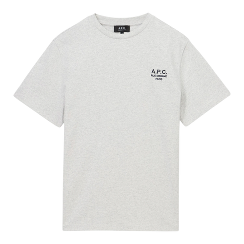 A.P.C. - T-Shirt Standard Rue Madame - Heathered Grey / Black T-skjorte A.P.C. 
