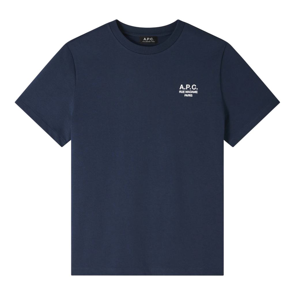 A.P.C T-Shirt Standard Rue Madame T-shirt - Tiq Dark Navy/Ecru T-shirt A.P.C 