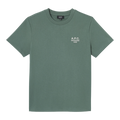 A.P.C. - T-Shirt Standard Rue Madame - Vert Grisé / Blanc T-skjorte A.P.C. 