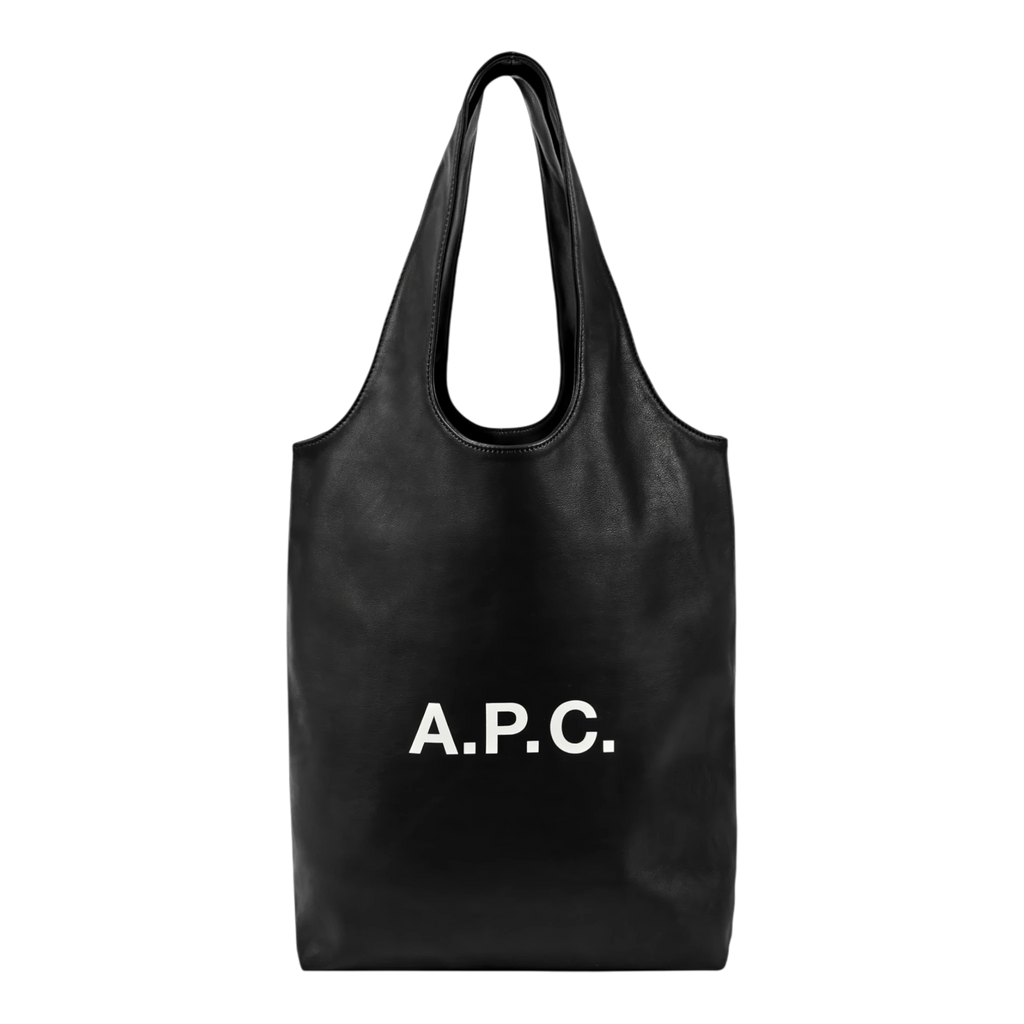 A.P.C Tote Ninon Small Bag - LZZ Black Tote Bag A.P.C 