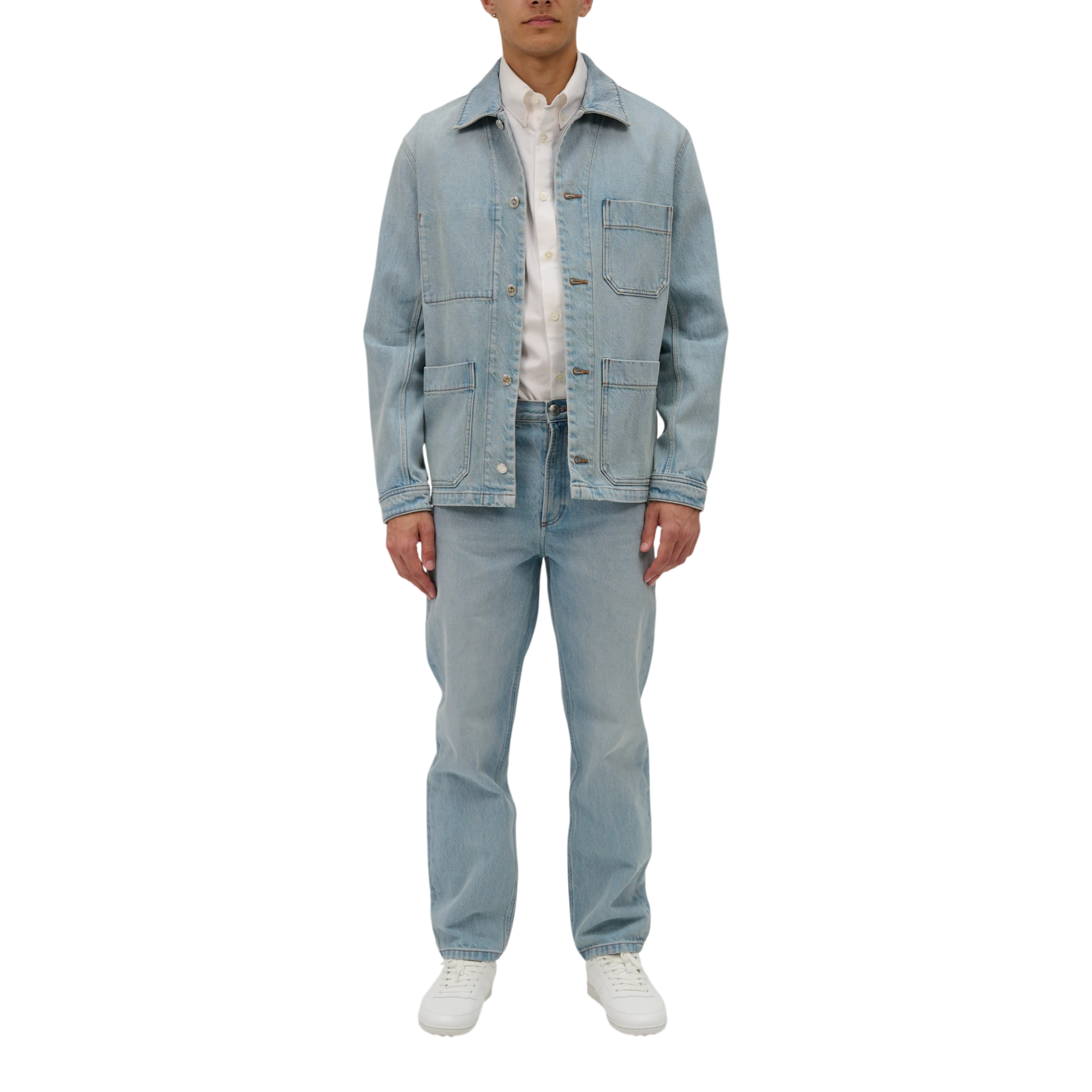 A.P.C Veste New Rodney Outerwear - Iab Light Blue Outerwear A.P.C 