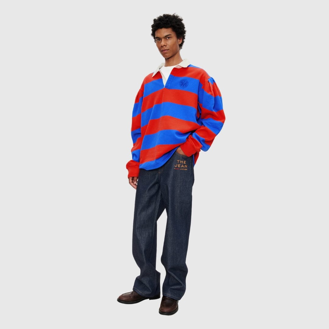 A.P.C. x Marc Jacobs The Unisex Polo - Bleu / Rouge Sweater A.P.C. 