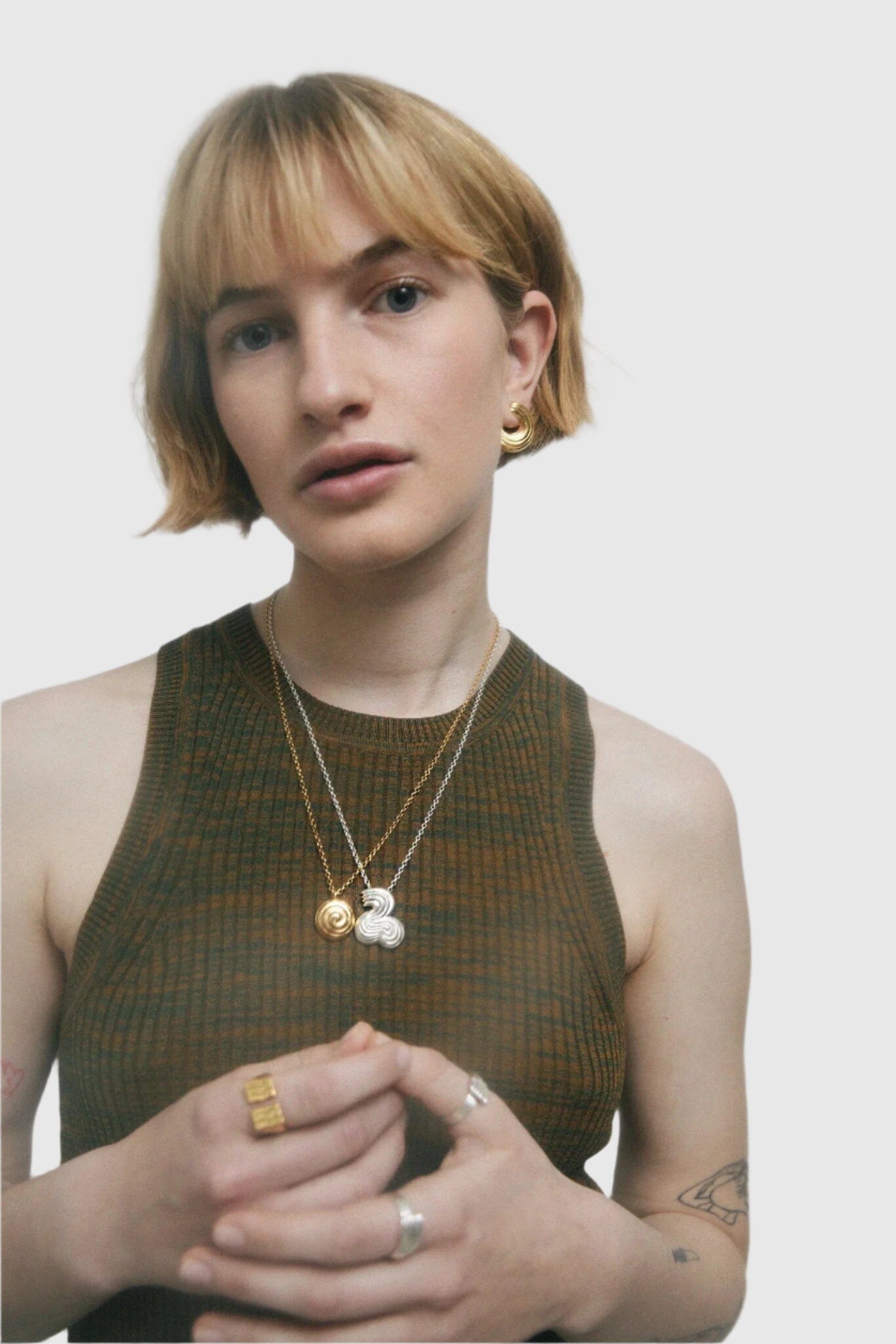 Aur Studio Jaylen Necklace - Silver Jewellery Aur Studio 