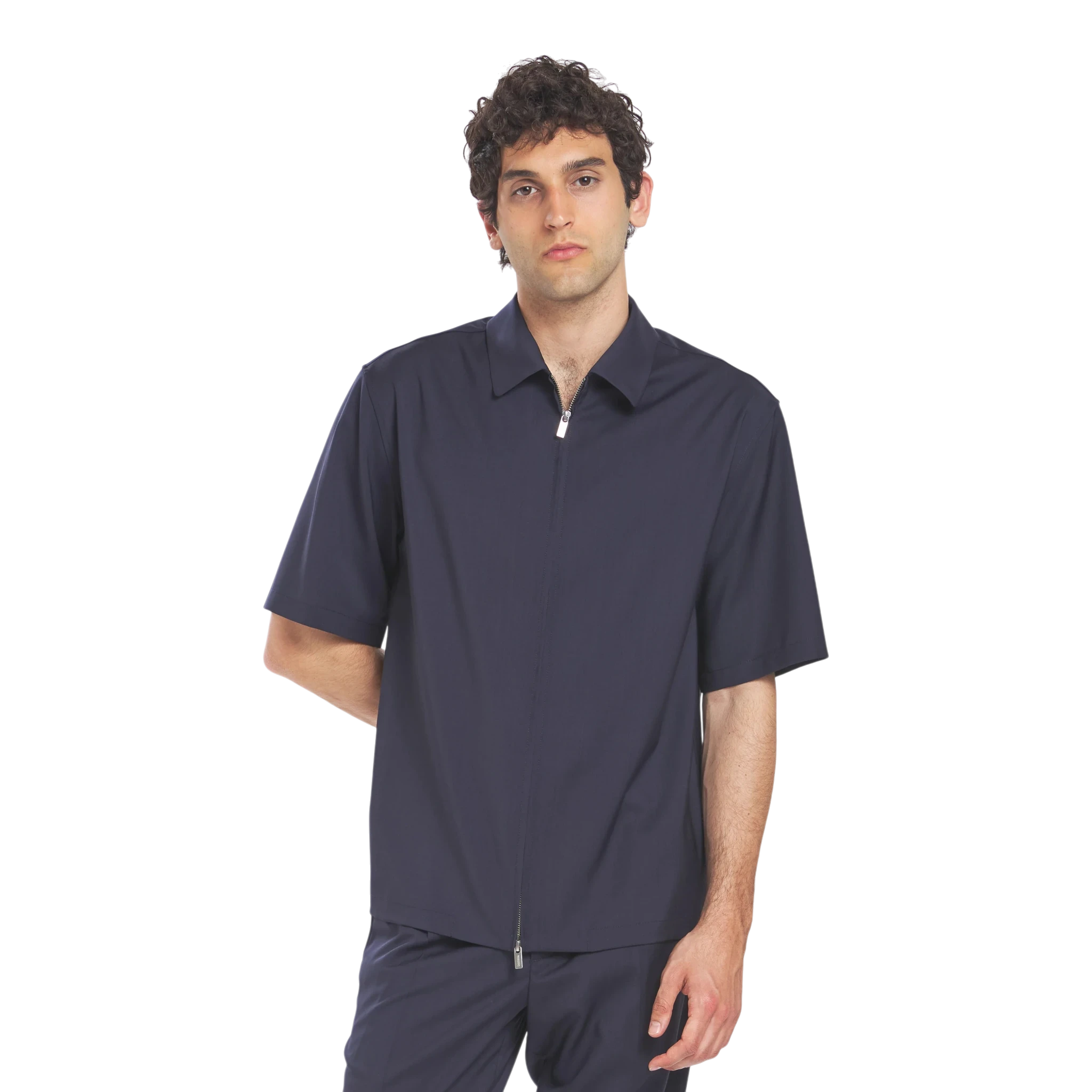 Barena Venezia Overshirt Prama Tropical - Navy Shirt Barena Venezia 