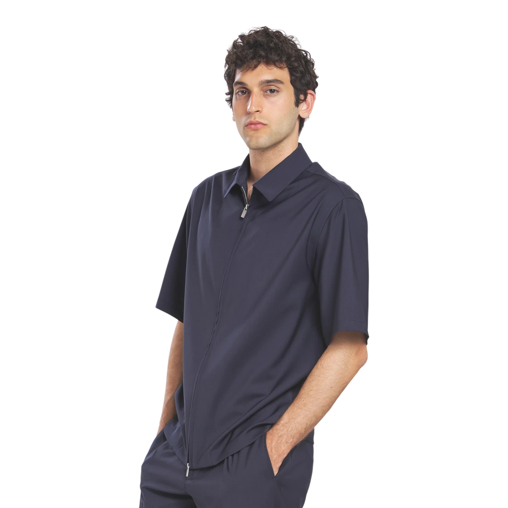 Barena Venezia Overshirt Prama Tropical - Navy Shirt Barena Venezia 