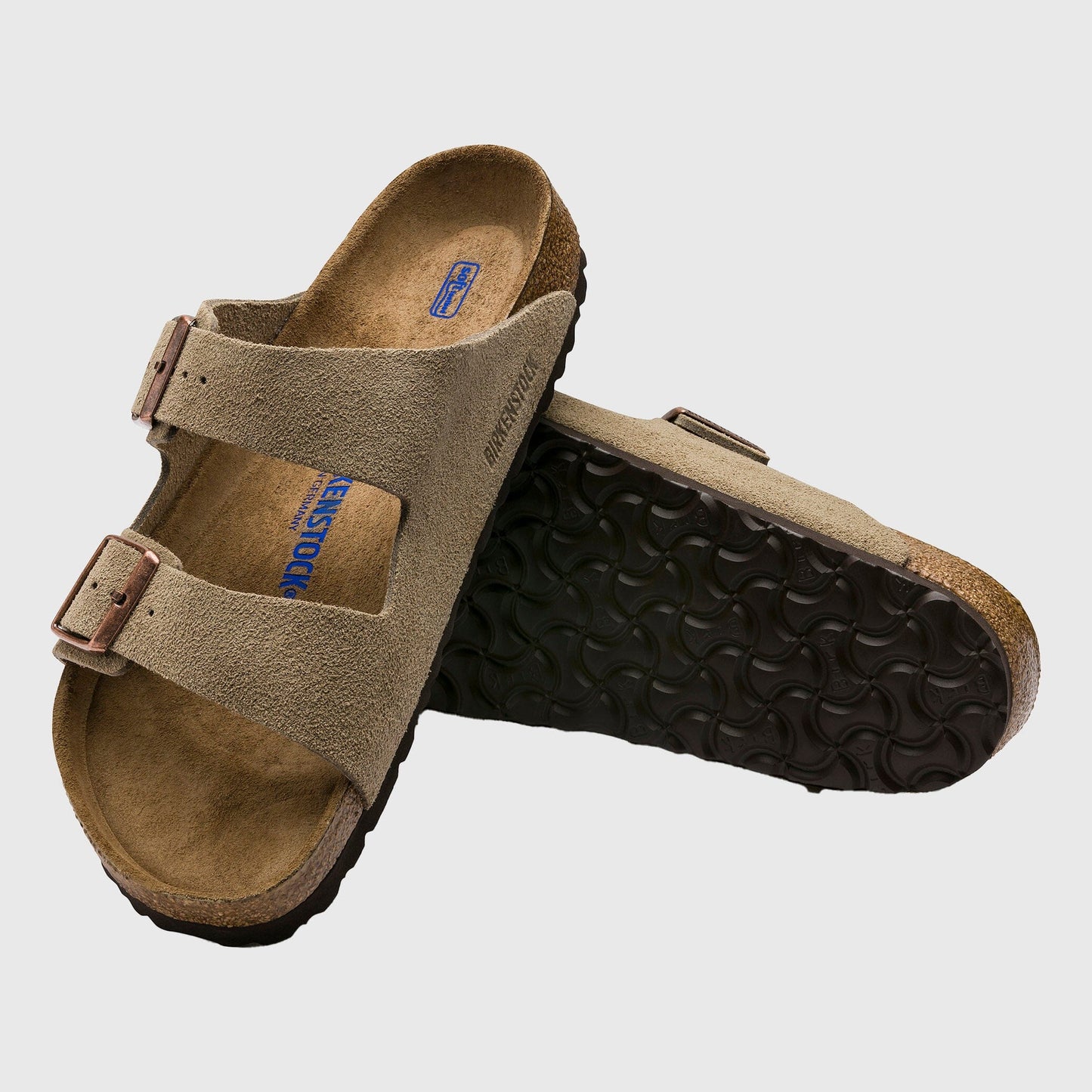 Birkenstock Arizona Sandal Suede - Taupe Sandals Birkenstock 