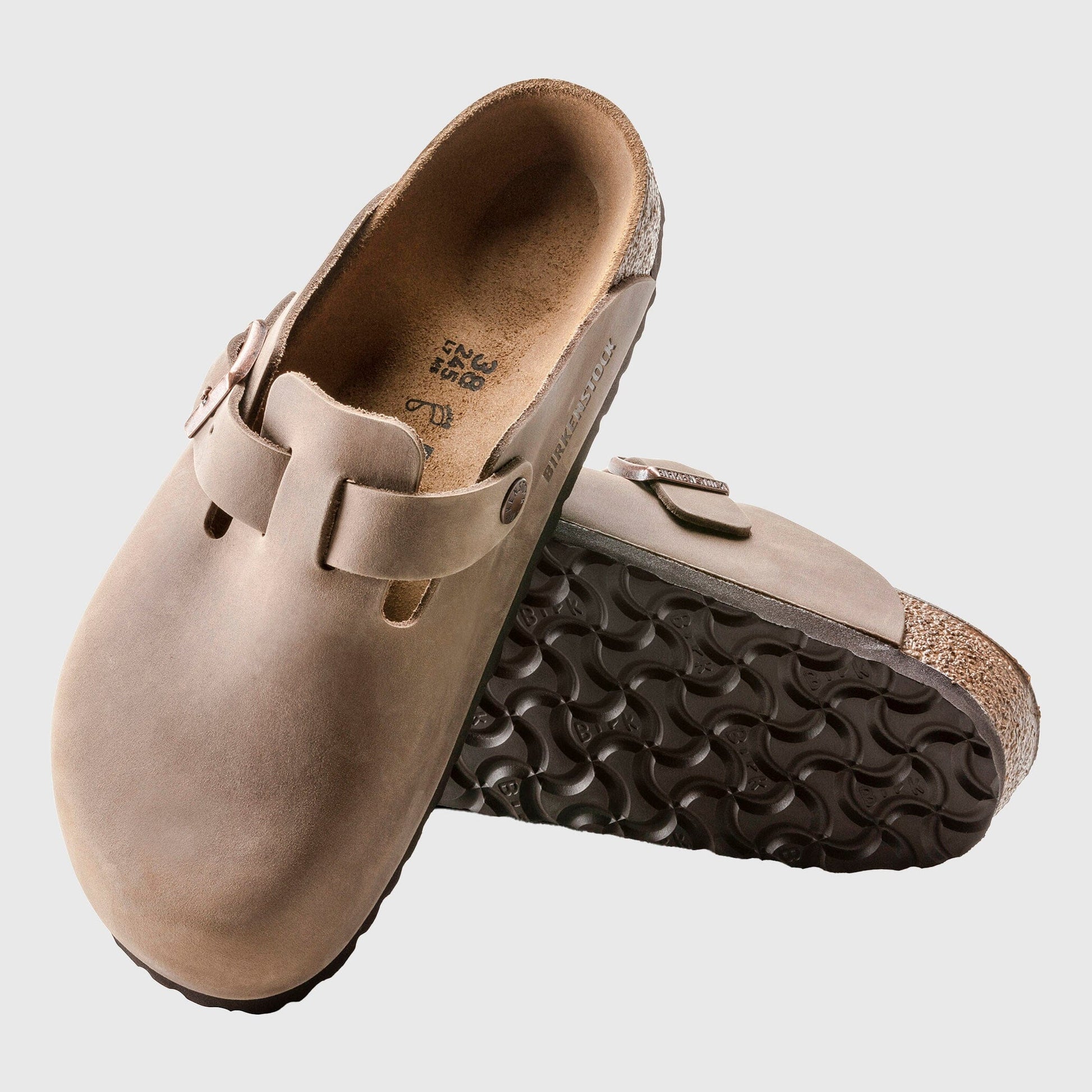 Birkenstock Boston Clog Oiled Leather - Tobacco Brown Shoes Birkenstock 