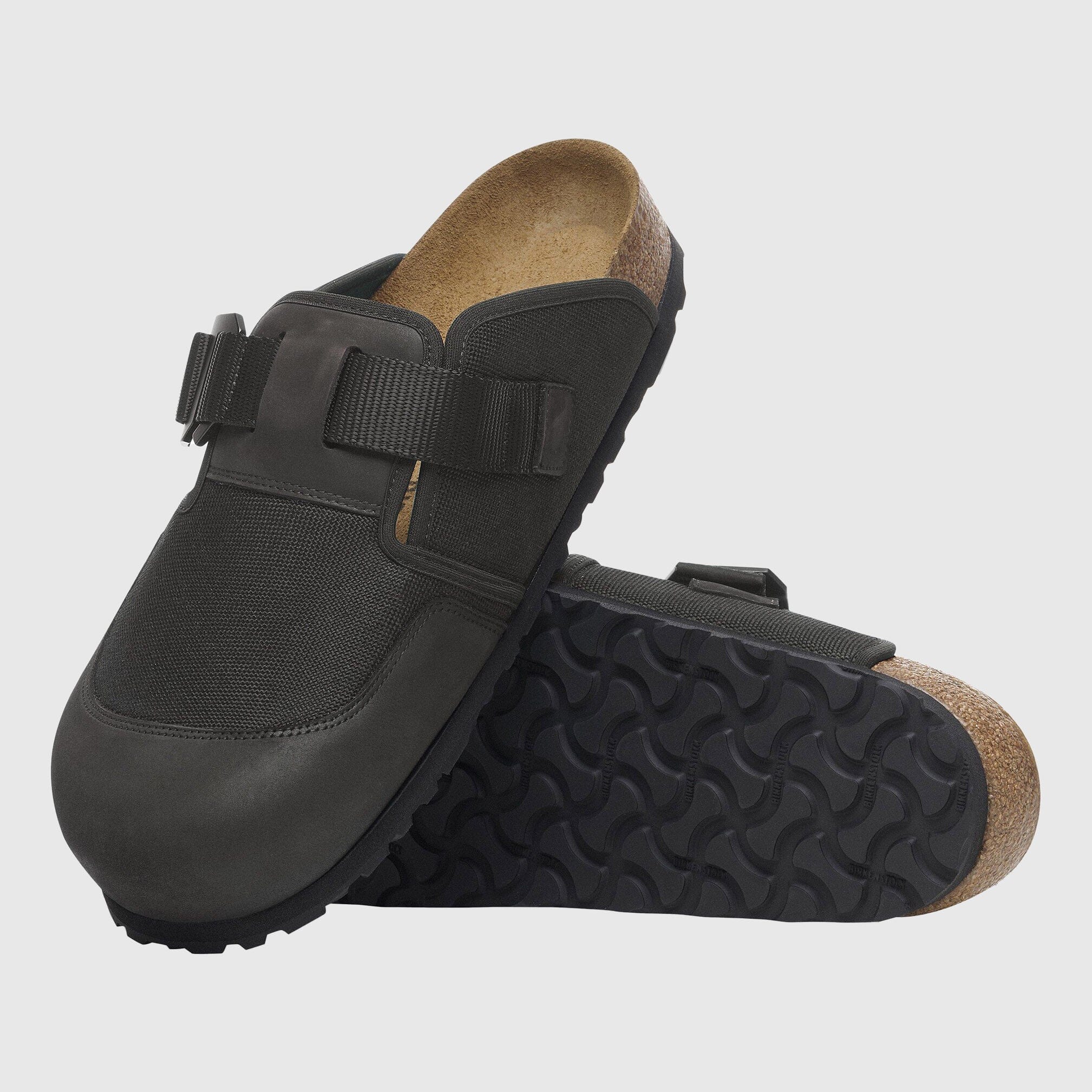 Birkenstock Boston Nova Clog Textile - Black Shoes Birkenstock 