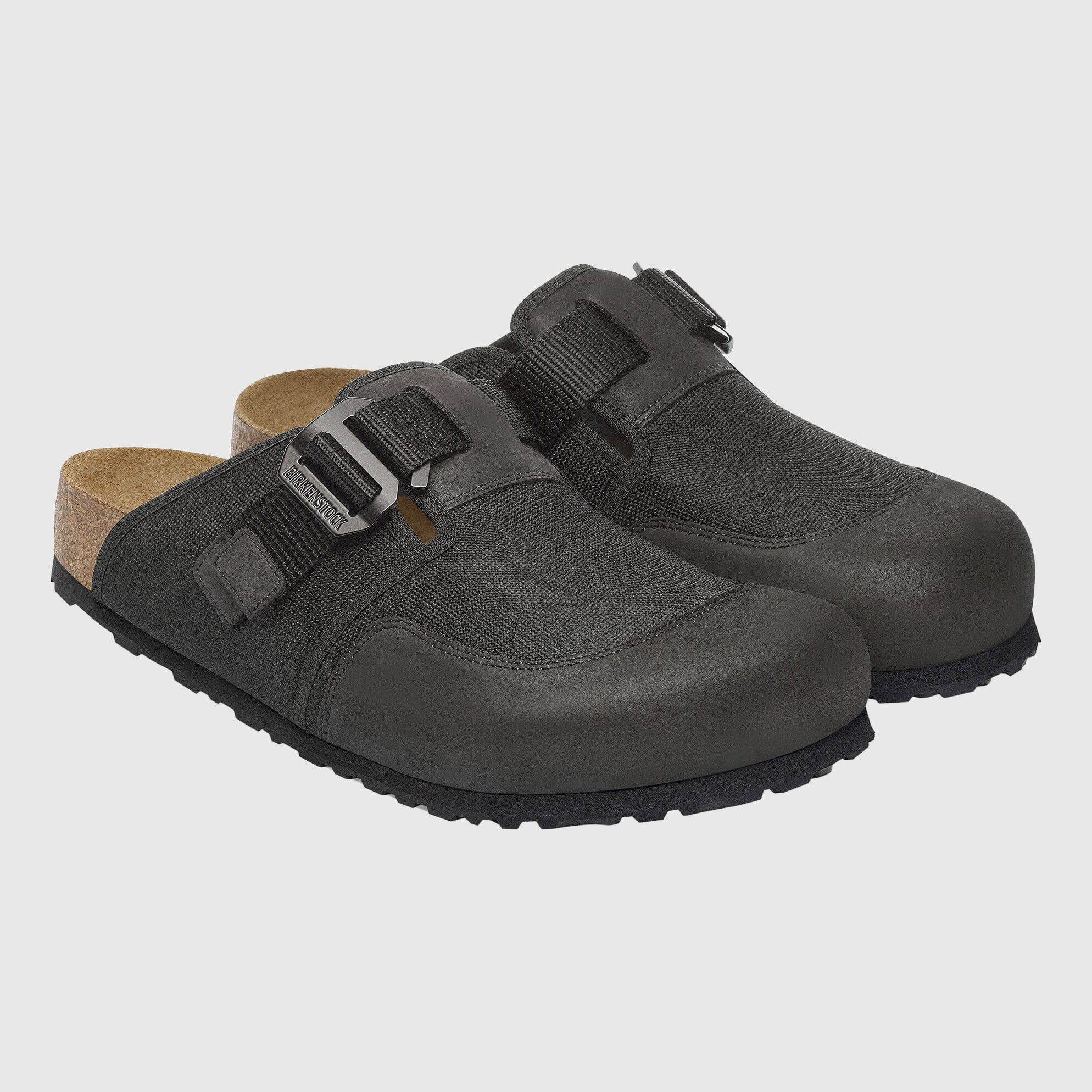 Birkenstock Boston Nova Clog Textile - Black Shoes Birkenstock 