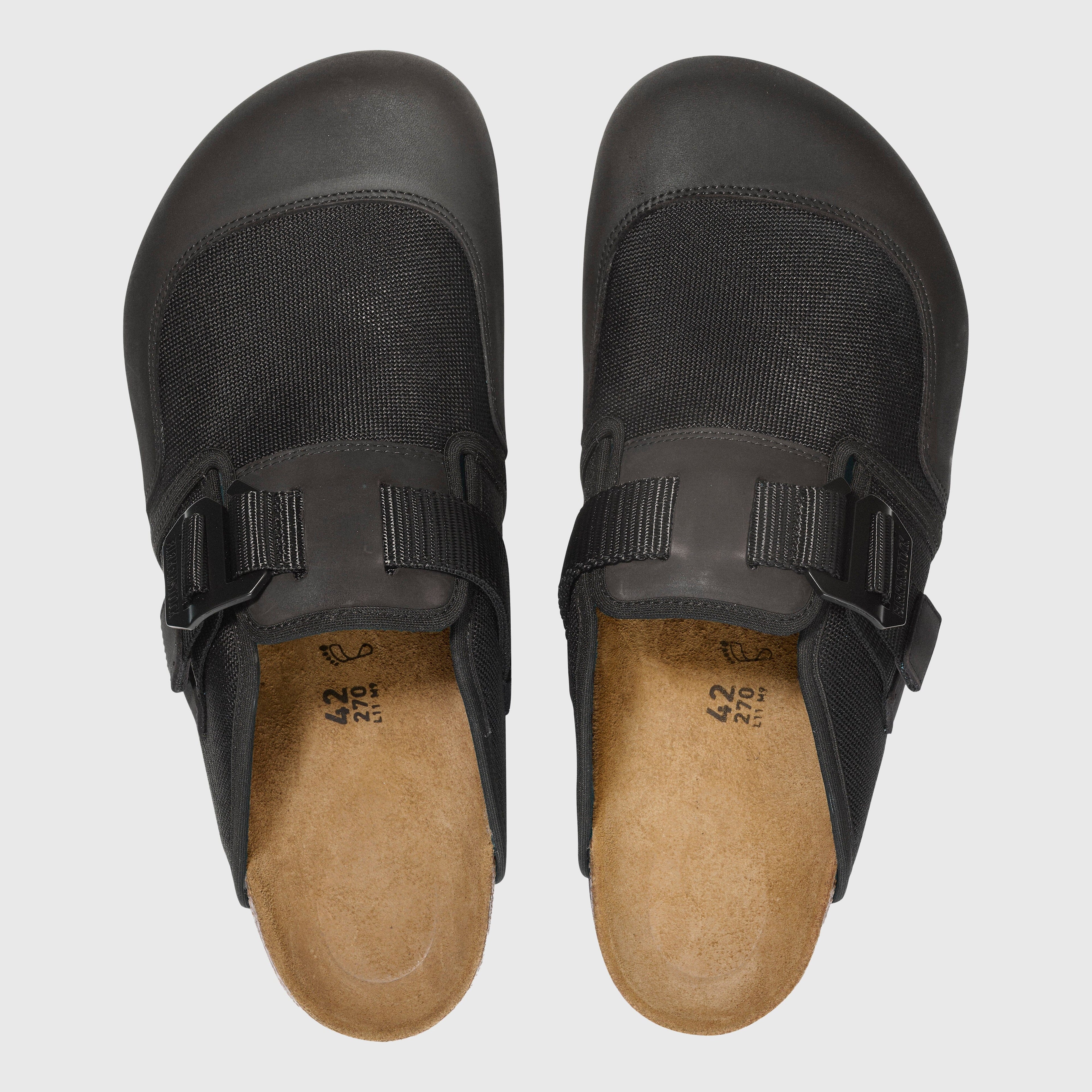 Birkenstock Boston Nova Clog Textile - Black Shoes Birkenstock 