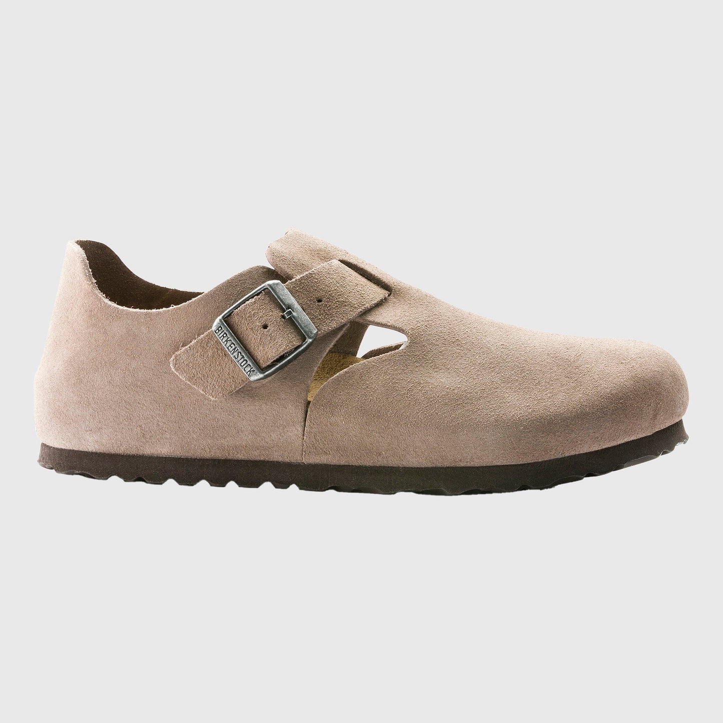 Birkenstock London Shoe Suede - Taupe Shoes Birkenstock 