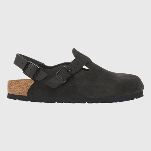 Birkenstock Tokio II Clog Suede - Black Shoes Birkenstock 