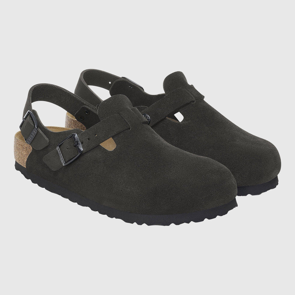 Birkenstock Tokio II Clog Suede - Black Shoes Birkenstock 