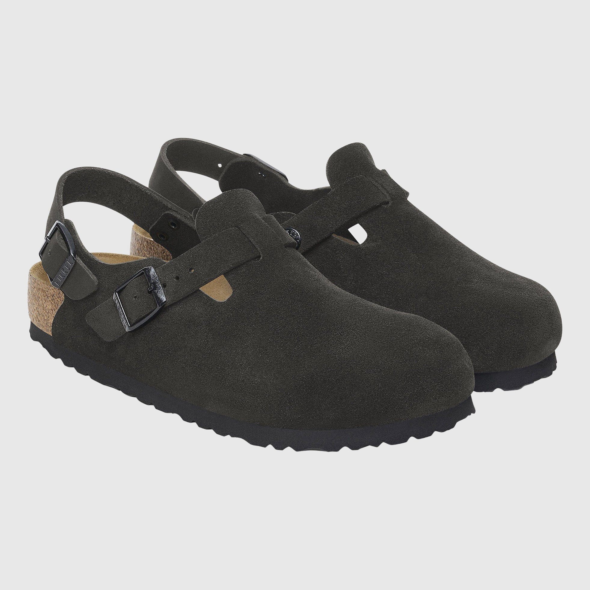 Birkenstock Tokio II Clog Suede - Black Shoes Birkenstock 