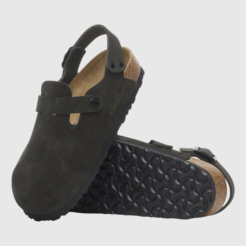 Birkenstock Tokio II Clog Suede - Black Shoes Birkenstock 