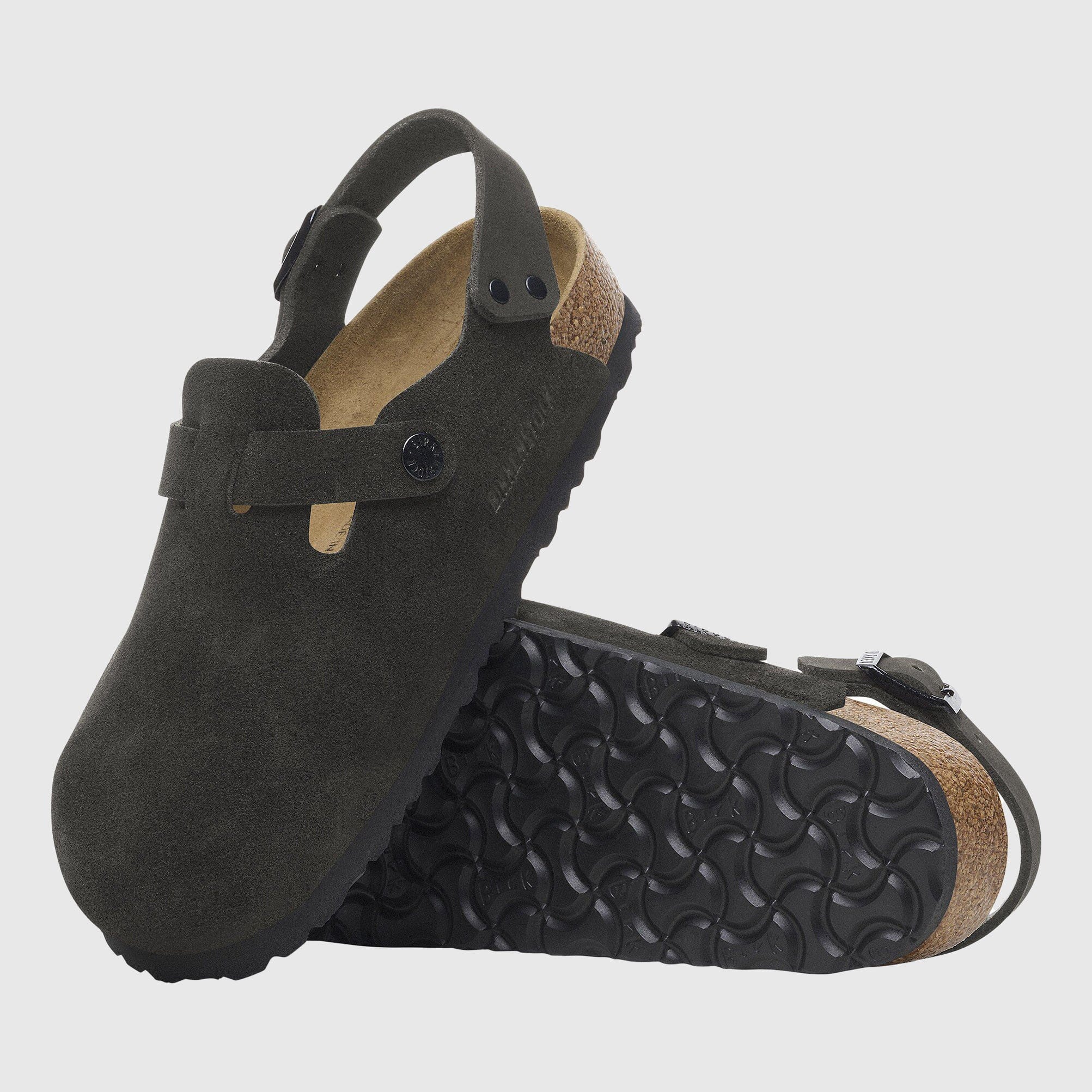 Birkenstock Tokio II Clog Suede - Black Shoes Birkenstock 