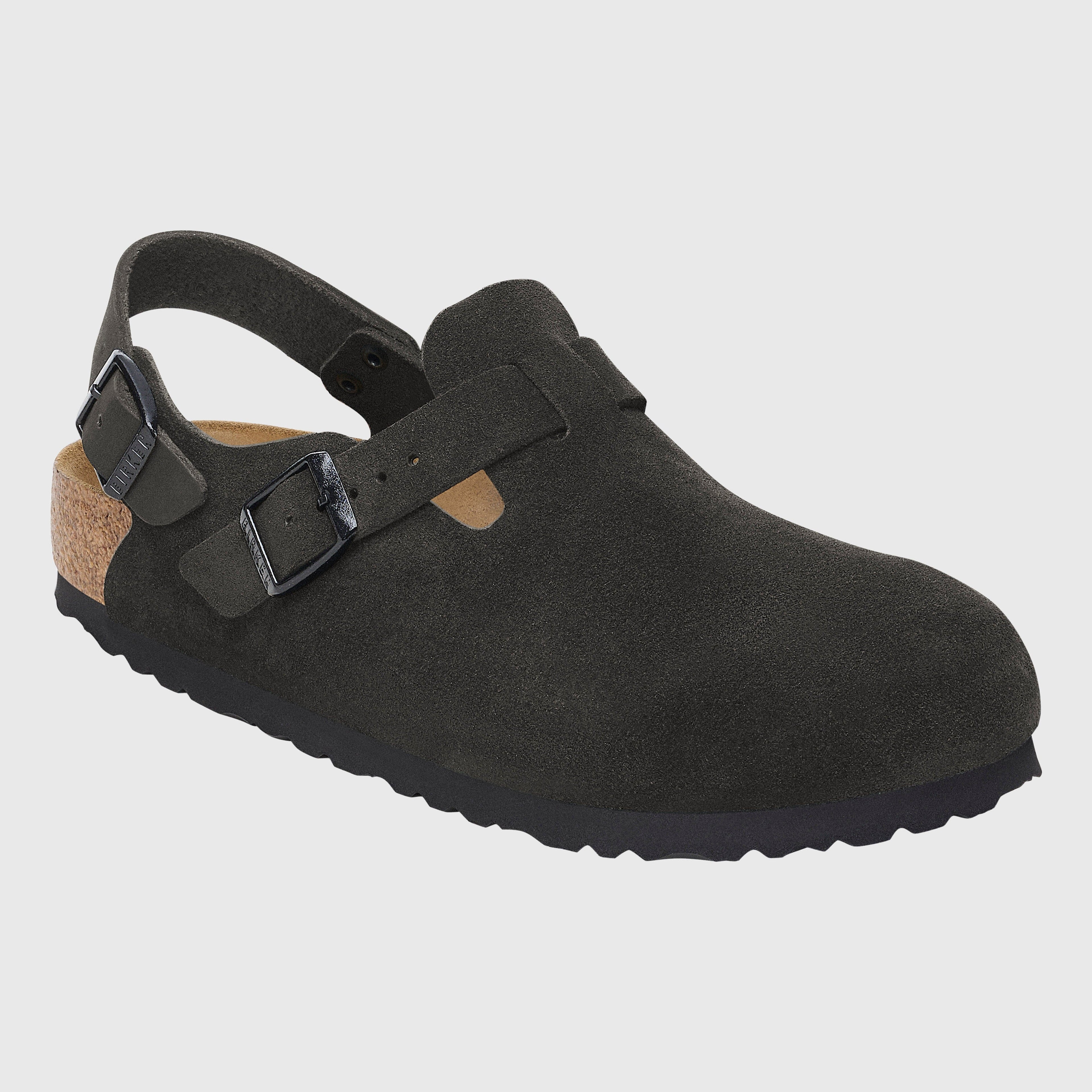Birkenstock Tokio II Clog Suede - Black Shoes Birkenstock 