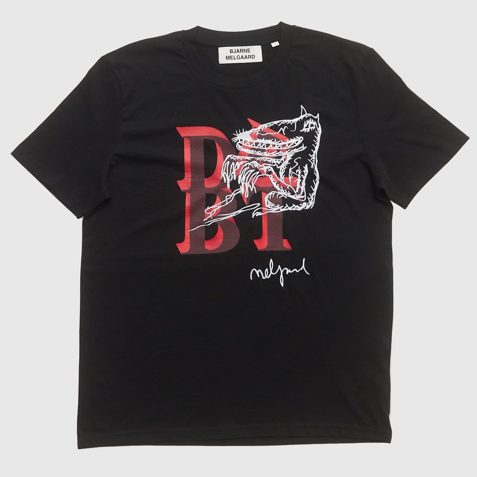 Bjarne Melgaard Debt T-shirt - Black Pattern T-Shirt Bjarne Melgaard 