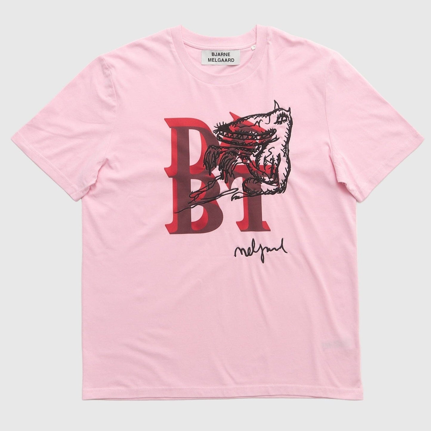 Bjarne Melgaard Debt T-shirt - Pink Pattern T-Shirt Bjarne Melgaard 