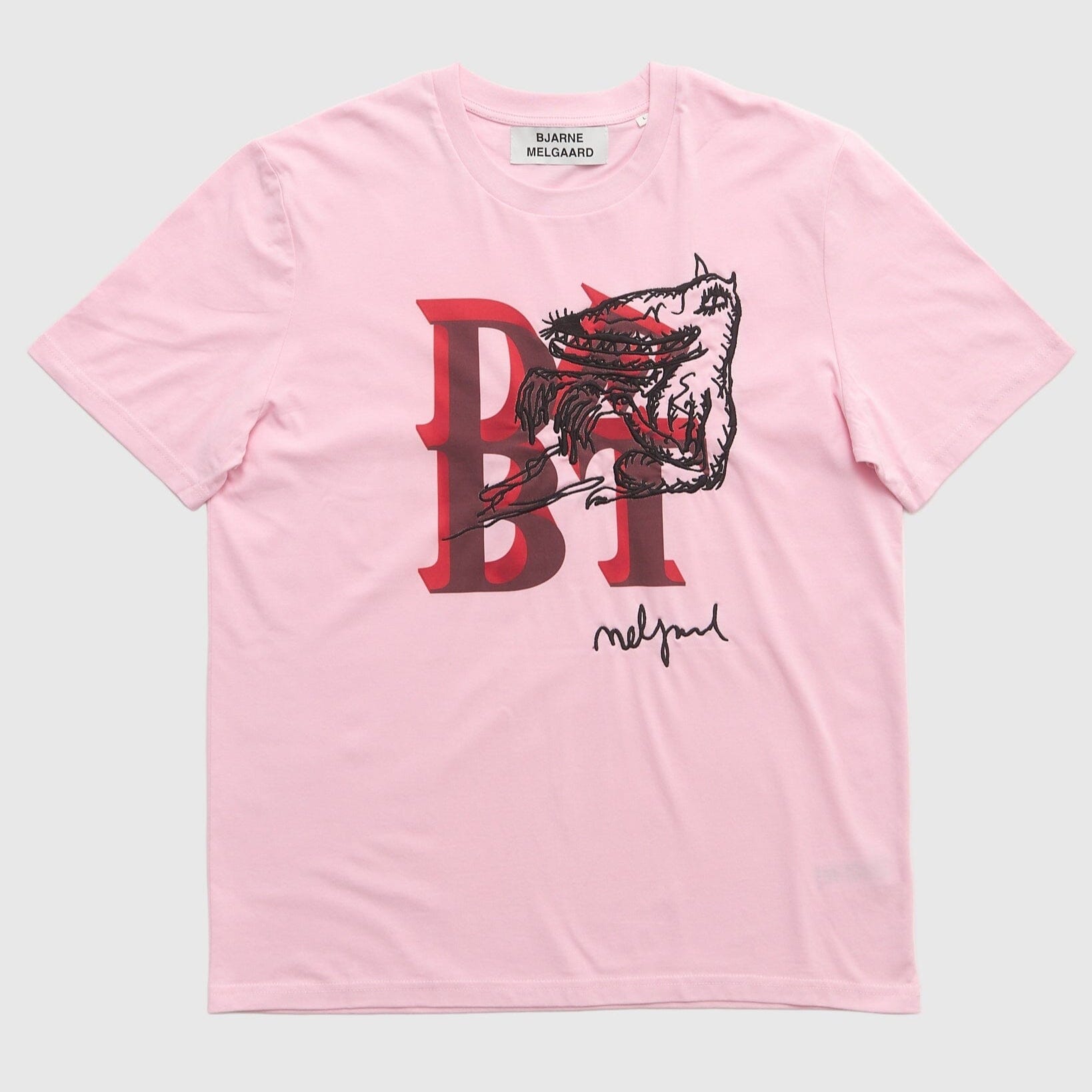 Bjarne Melgaard Debt T-shirt - Pink Pattern T-Shirt Bjarne Melgaard 