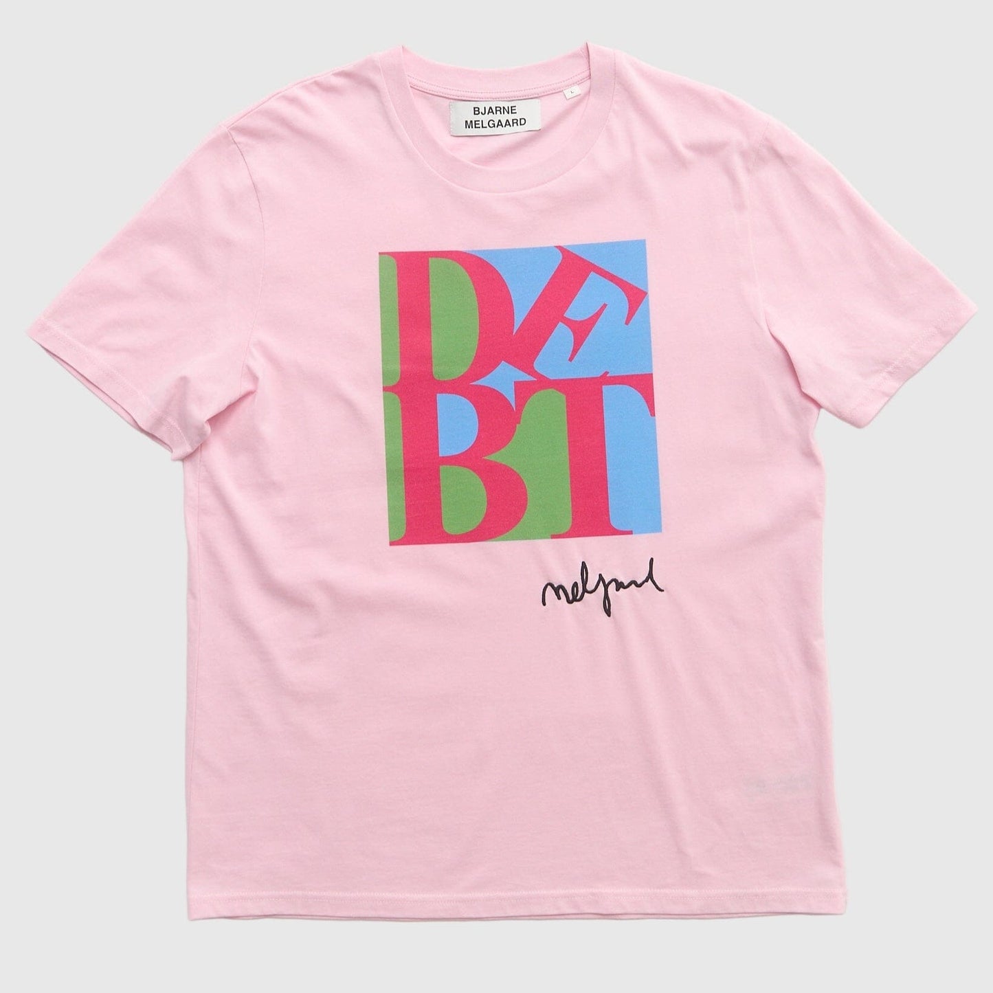 Bjarne Melgaard Debt T-shirt - Pink T-Shirt Bjarne Melgaard 