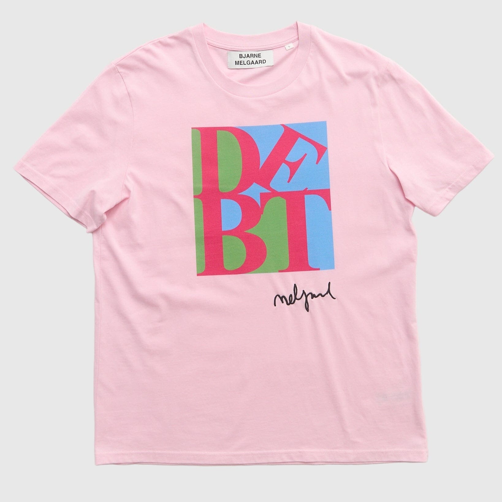 Bjarne Melgaard Debt T-shirt - Pink T-Shirt Bjarne Melgaard 