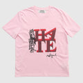 Bjarne Melgaard Hate T-shirt - Pink Bjarne Melgaard 