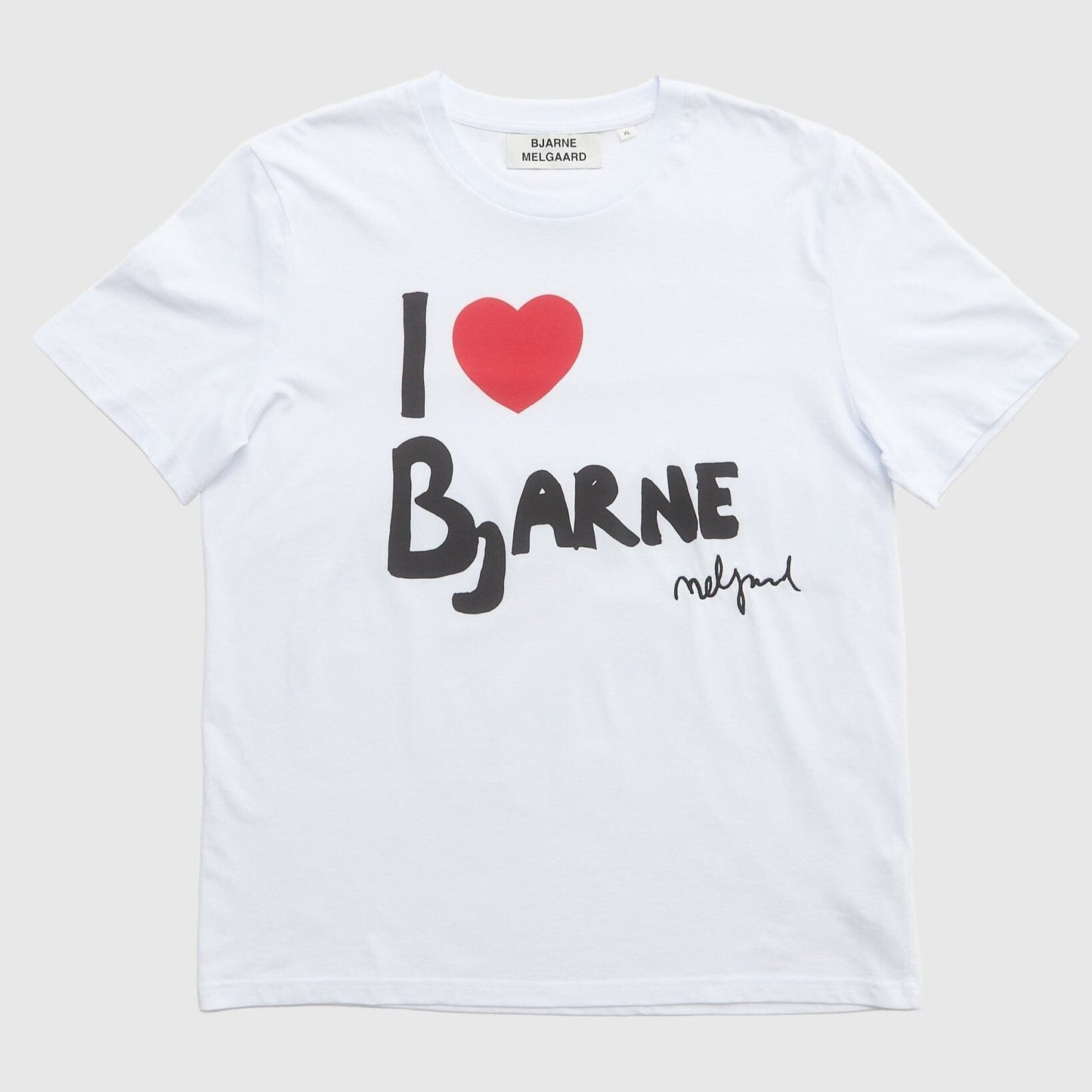 Bjarne Melgaard I Love Bjarne T-shirt - White T-Shirt Bjarne Melgaard 
