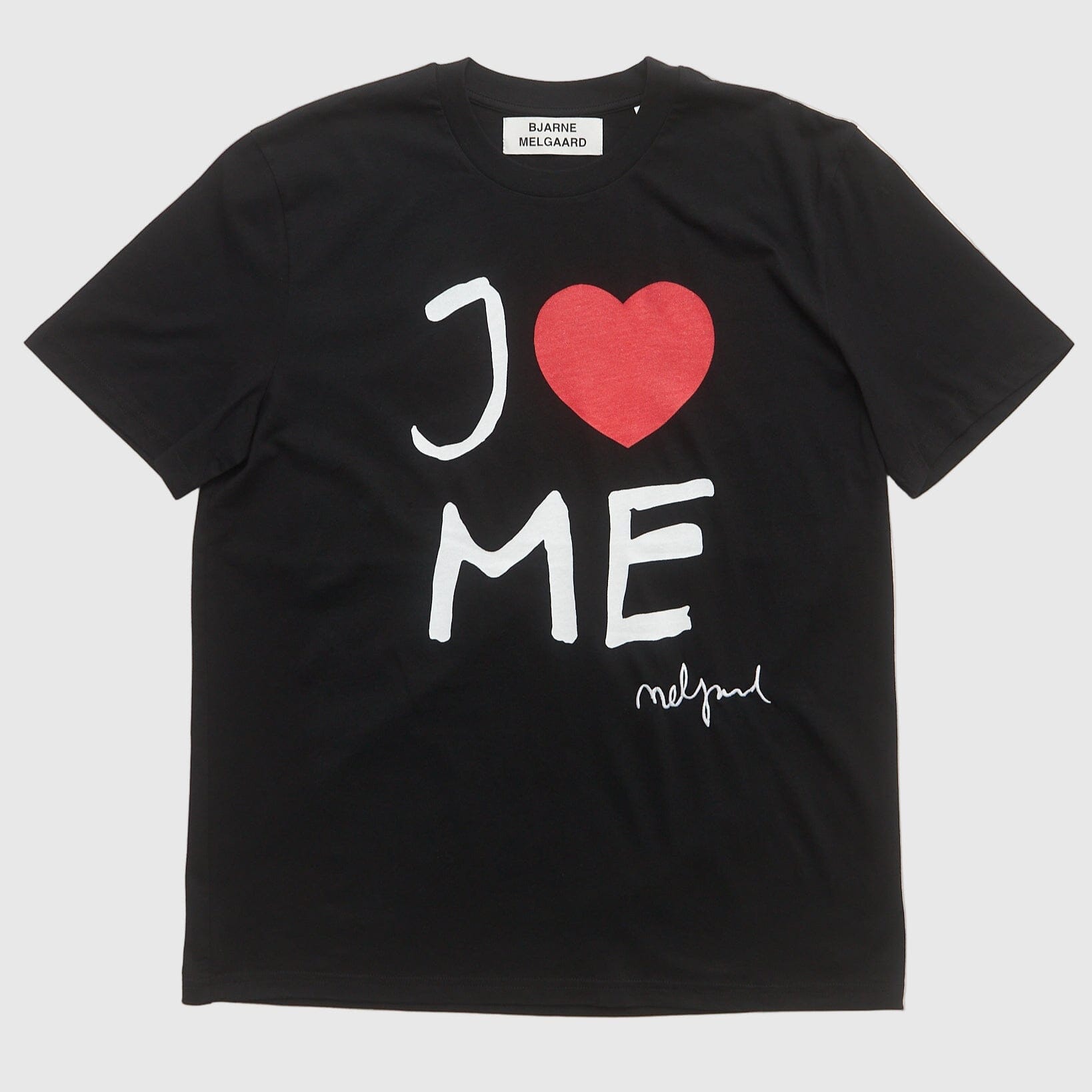 Bjarne Melgaard I Love Me T-shirt - Black T-Shirt Bjarne Melgaard 