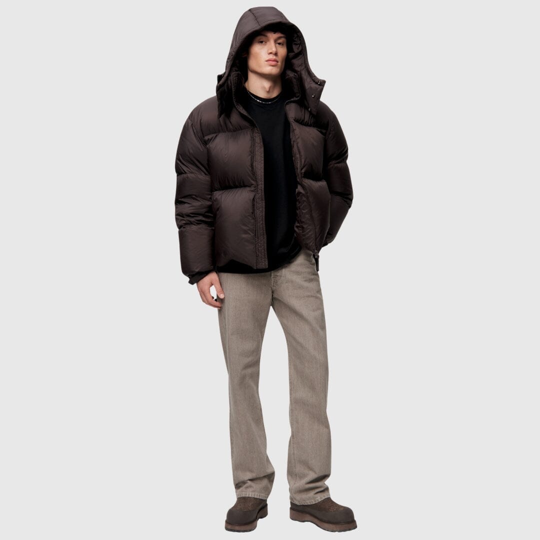 Blæst Perma Down Jacket - Brown Soil Jacket Blæst 