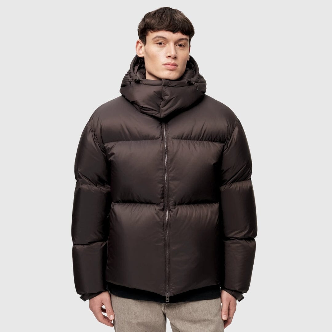 Blæst Perma Down Jacket - Brown Soil Jacket Blæst 