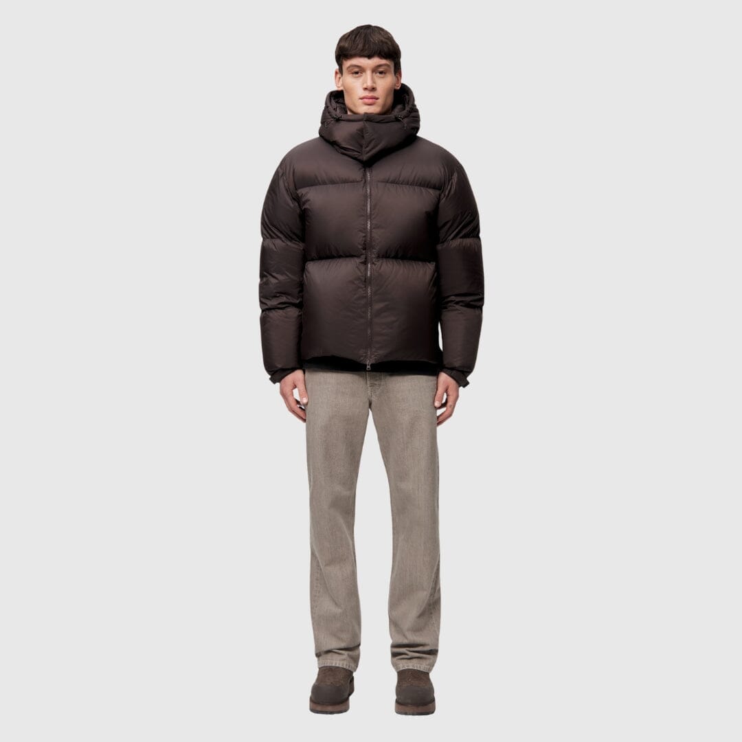 Blæst Perma Down Jacket - Brown Soil Jacket Blæst 
