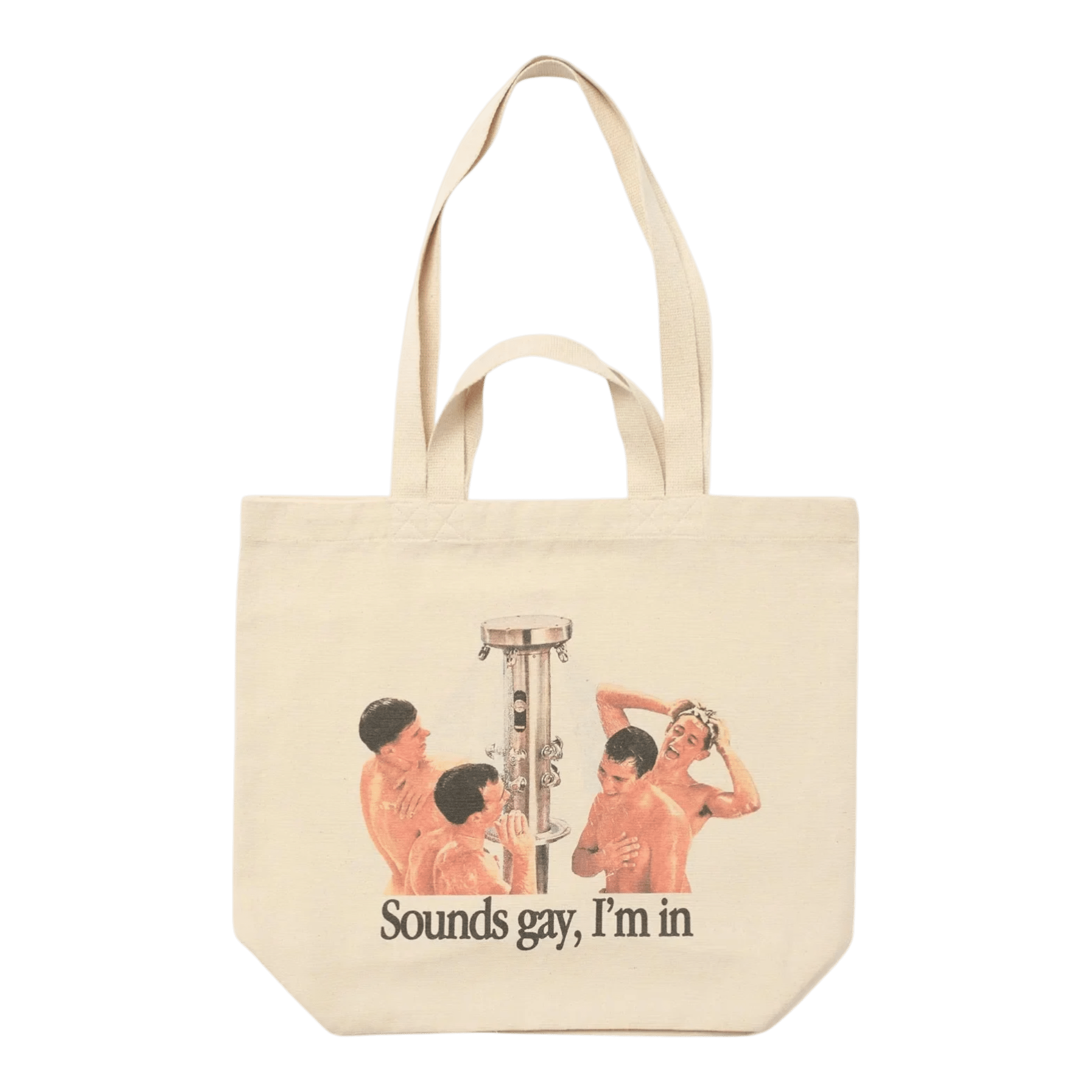 Carne Bollente Ally Gay Tote Bag - Natural Tote Bag Carne Bollente 