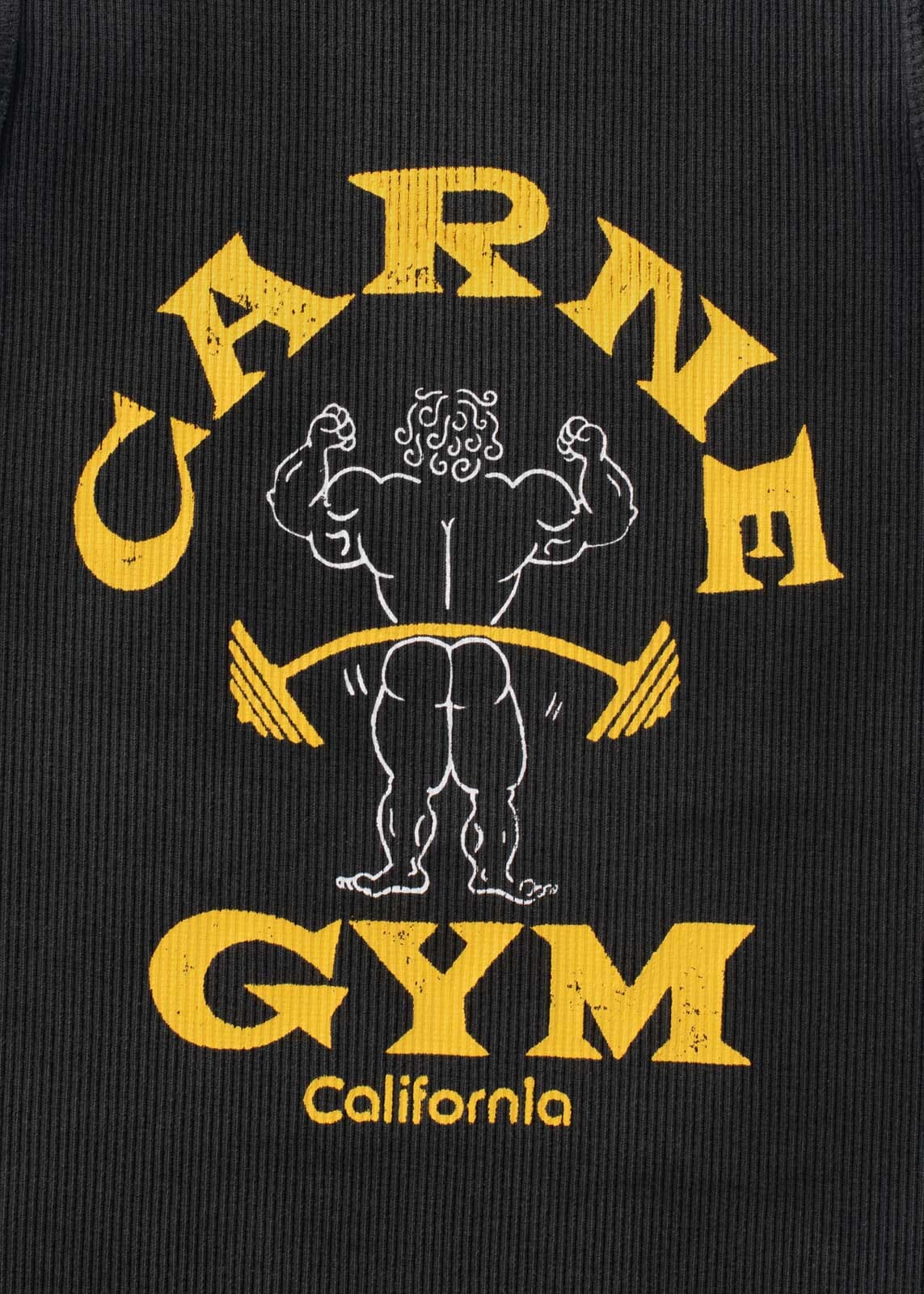 Carne Bollente Carne Gym Vest - Washed Black Sweatshirt Carne Bollente 