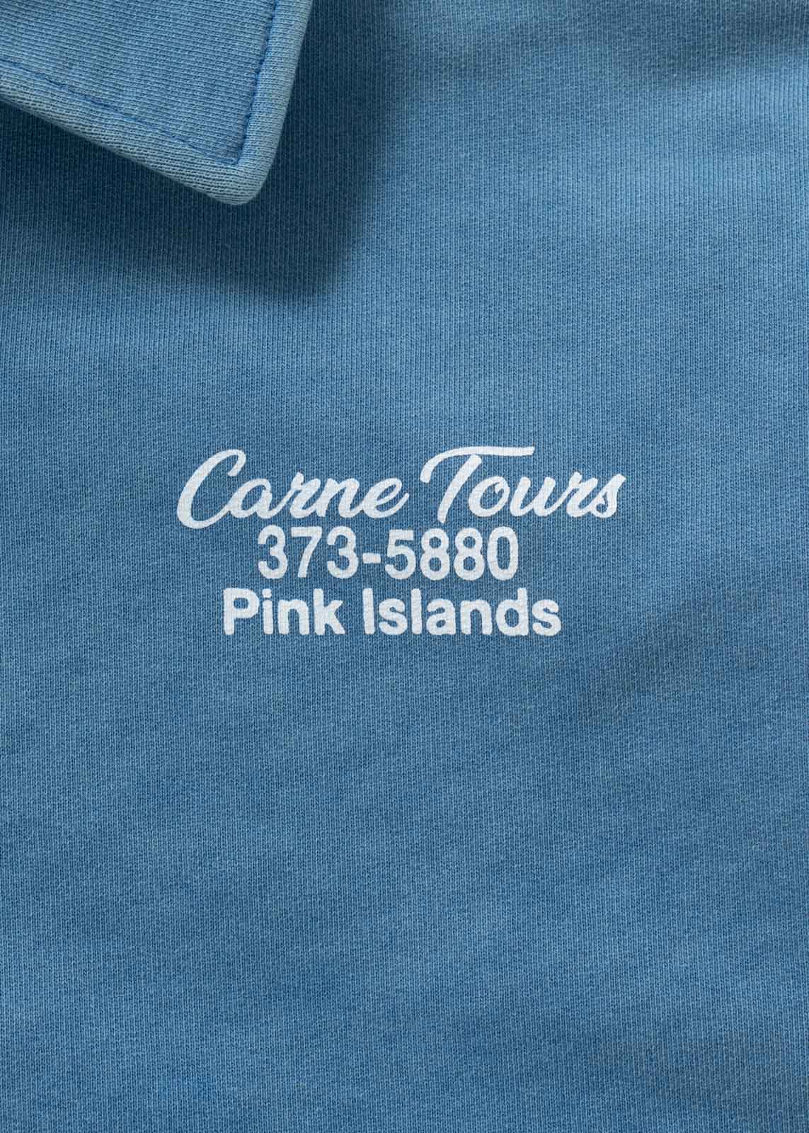 Carne Bollente Carne Tours Sweatshirt - Washed Blue Sweatshirt Carne Bollente 
