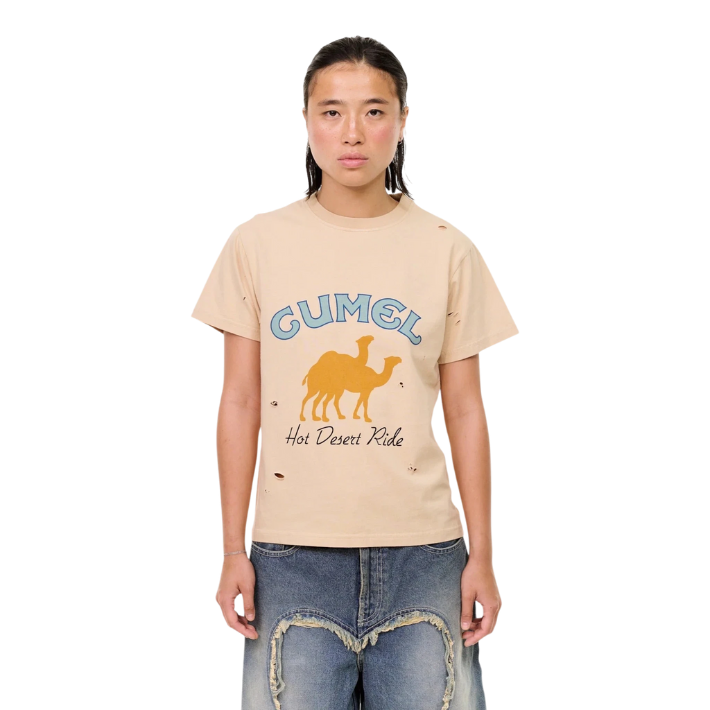 Carne Bollente Cumel T-shirt - Off-Beige T-shirt Carne Bollente 