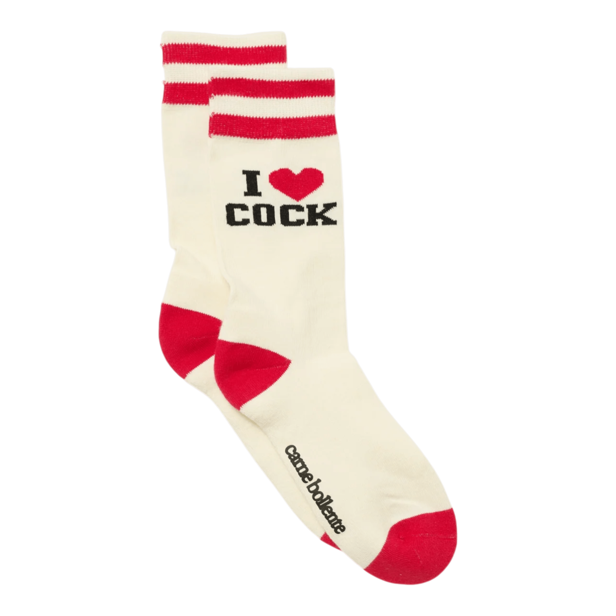 Carne Bollente Dirty Laundry Socks - Cream Socks Carne Bollente 