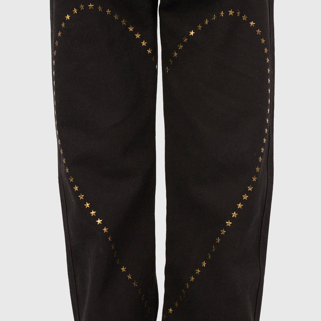 Carne Bollente Heart Break Jeans - Black Pants Carne Bollente 
