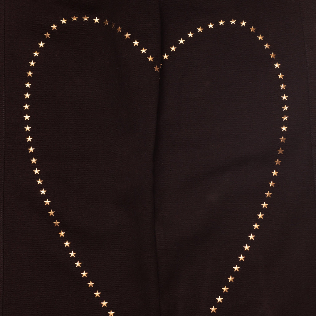 Carne Bollente Heart Break Jeans - Black Pants Carne Bollente 