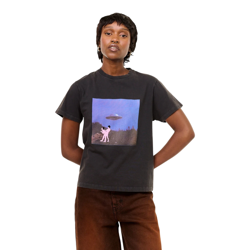 Carne Bollente I Came From Outerspace T-shirt - Off-Black T-shirt Carne Bollente 