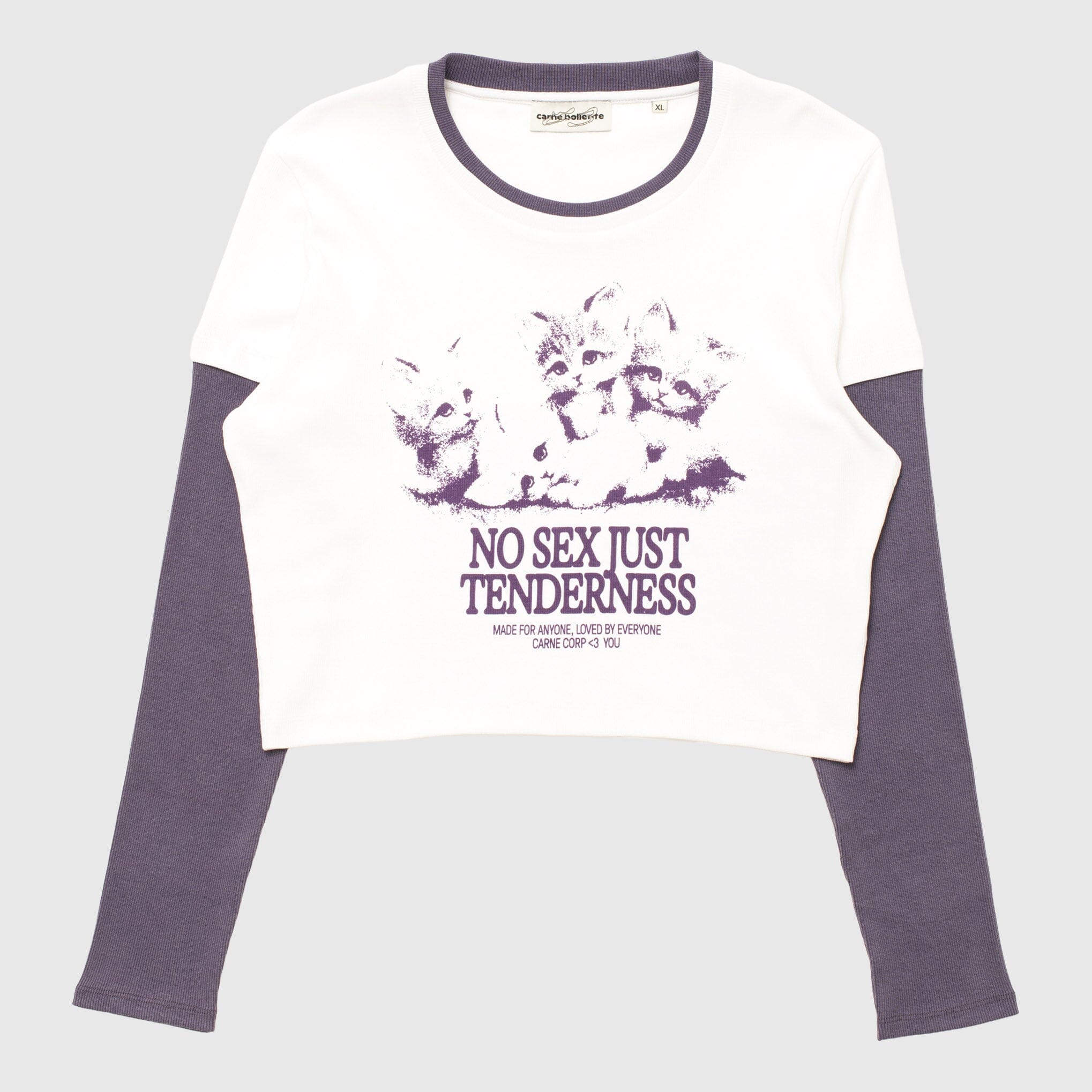 Carne Bollente Kitten Crush T-shirt - White – Dapper